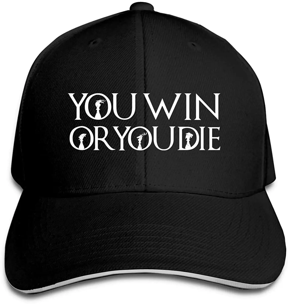 

You Win Or You Die Men Cotton Classic Baseball Cap Adjustable Size