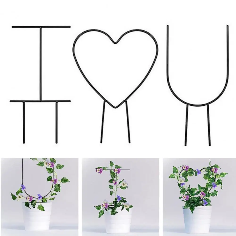 

Plant Fixing Pole 3Pcs Useful Strong Supporting Easy to Use Indoor Outdoor Potted Plants Flower Support Holder Gardening Tool