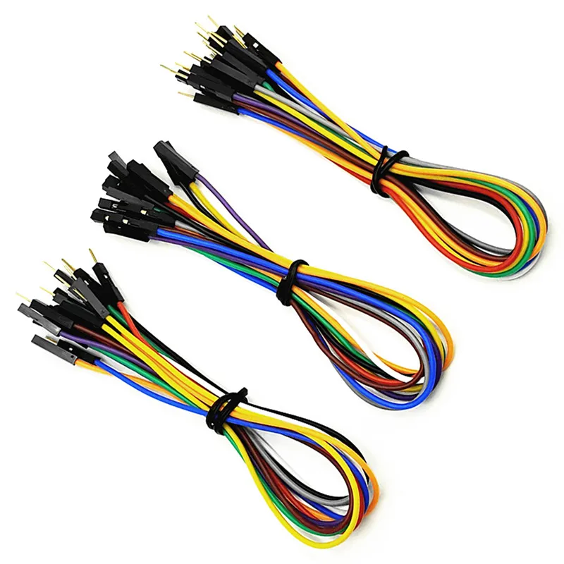 

10 шт. 1P супермягкий силиконовый кабель 24AWG с позолоченной пластиной Dupont для Arduino 10 см 20 см 30 см 2,54 мм шаг мужской женский соединительный провод Dupont