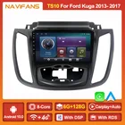 8-ядерный Android автомобильный аудио стерео для FORD C-Max Kuga Escape 2013 2014 - 2017 GPS мультимедийный видеоплеер Carplay 4G Авторадио