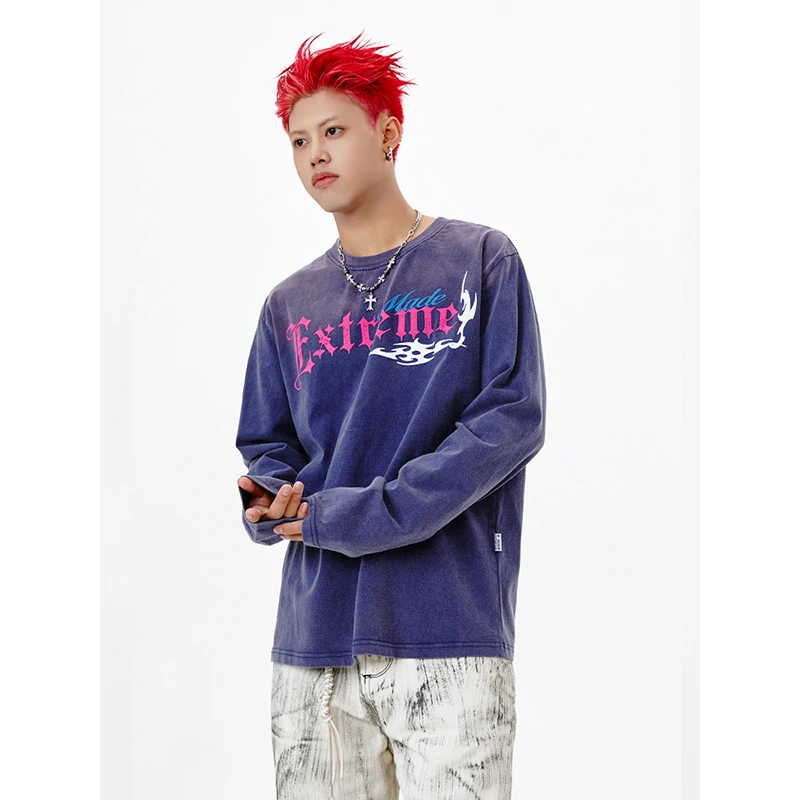 

MADE EXTREME Monkey Wash Vintage T Shirt Hip Hop Oversized T Shirt