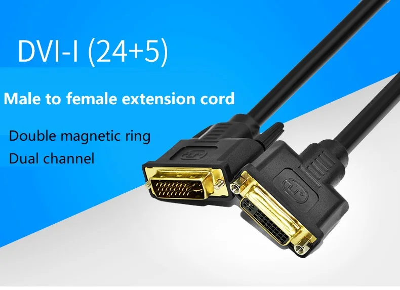 Удлинительный шнур DV604 DVI штекер-гнездо фотокабель 24 + 5 Чистая медь для видеооборудования компьютеров телевизоров ноутбуков