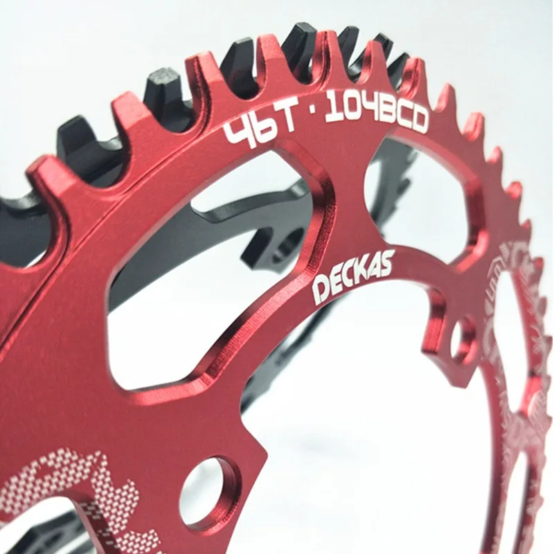 DECKAS Round 104BCD 40/42/44/46/48/50/52 T Getande горный велосипед Wiel MTB Bike для 8-12 скоростных кренкета |