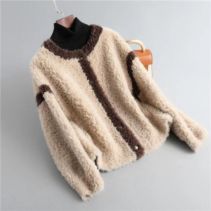 

Woman High Quality Real Fur Coat Female Fashion Warm Fur Coat Natural Fur Outerwear Ladies Winter Fur Coat Jacket Overcoat G299