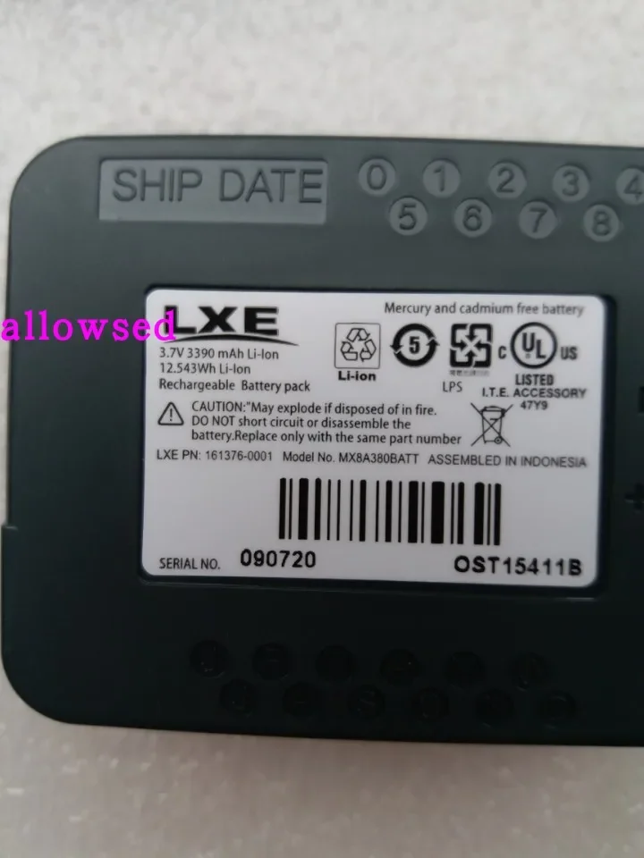 Новый аккумулятор Honeywell LXE MX8