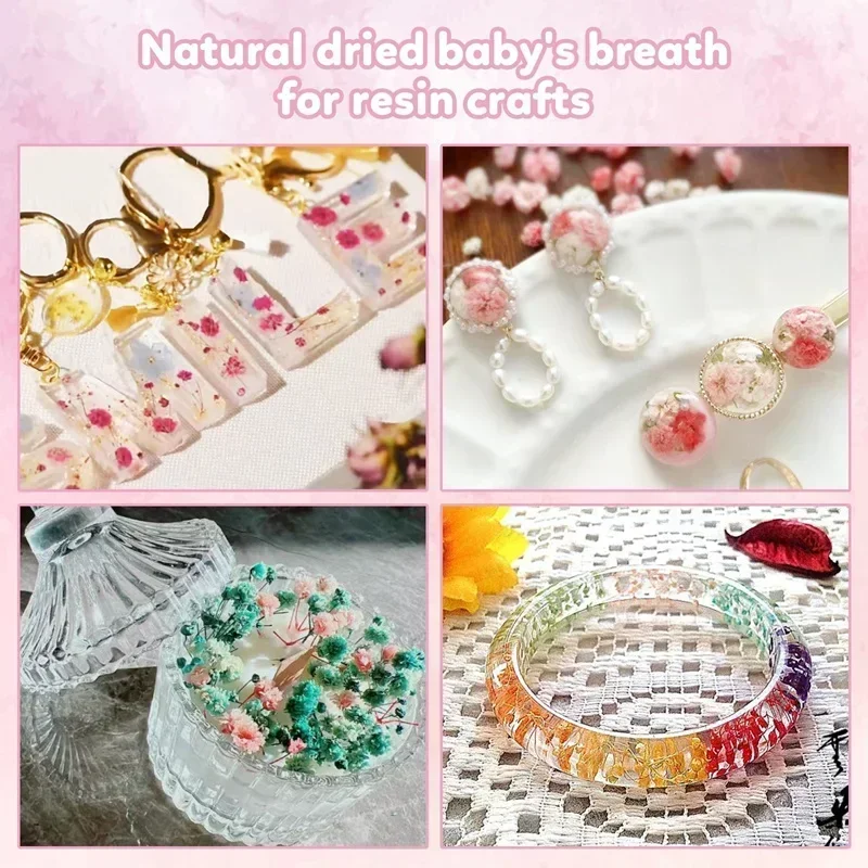 Сушеные цветы для эпоксидной смолы DIY Художественное ремесло Свеча Изготовление