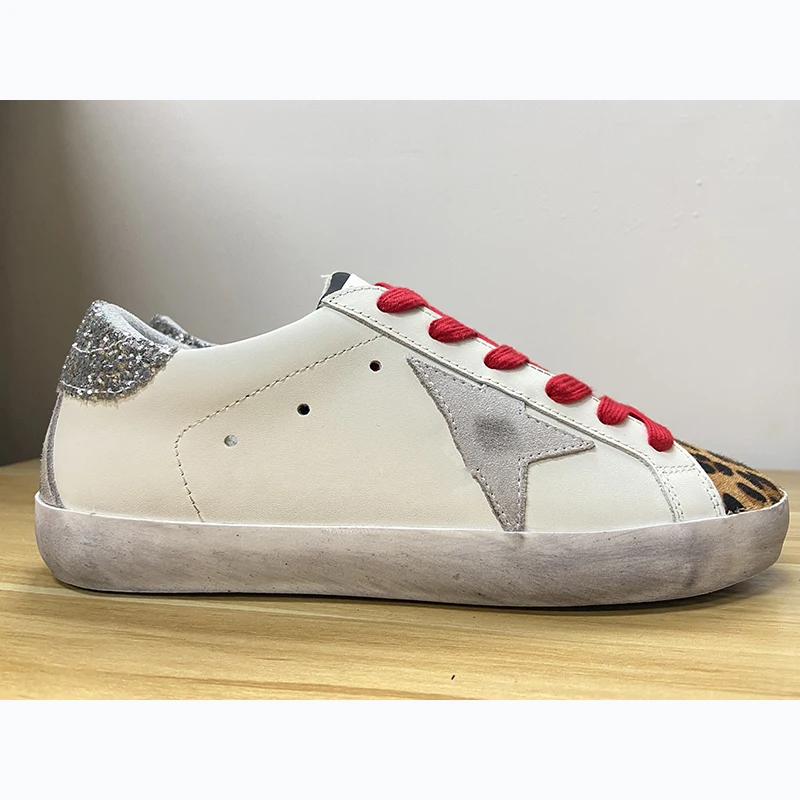 

Four Seasons New First Layer Cowhide Couples Retro Old Small Dirty Shoes Casual Breathable Fashion Woman Shoes ST151