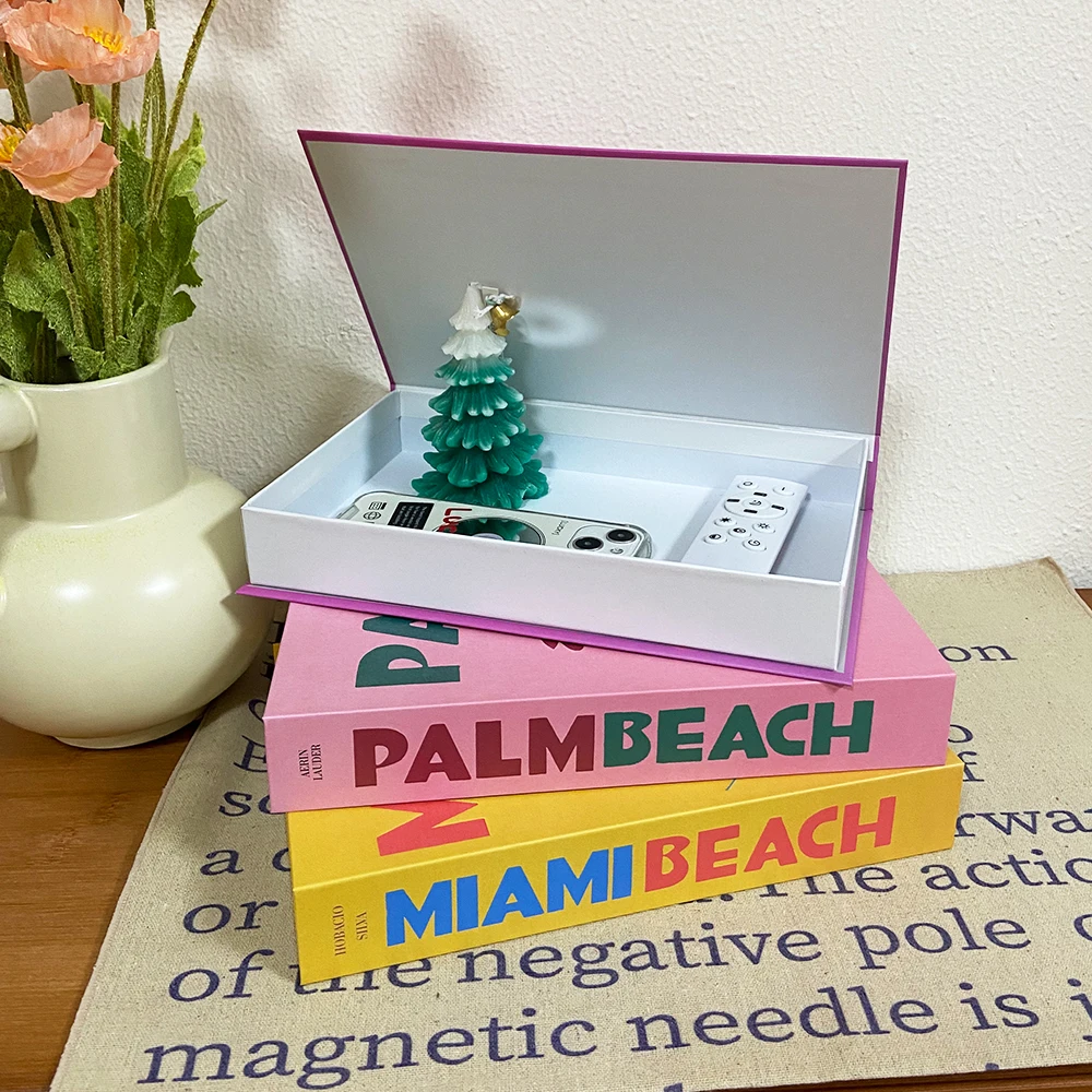 Серия для путешествий открытая поддельная фотография украшение для гостиной журнального столика реквизит коробка для хранения книг домашний декор IBIZA Капри