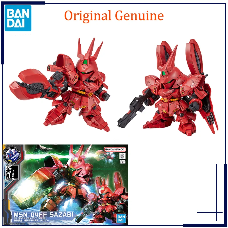 Оригинальная подлинная BB SENSHI MSN-04FF SAZABI Bandai аниме-модель игрушки экшн-фигурки
