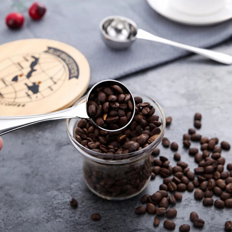 

Tea Coffee Measuring Spoon Kitchen Measuring Spoons Cake Baking Flour Measuring Cups Durable Stainless Steel Measuring Cups