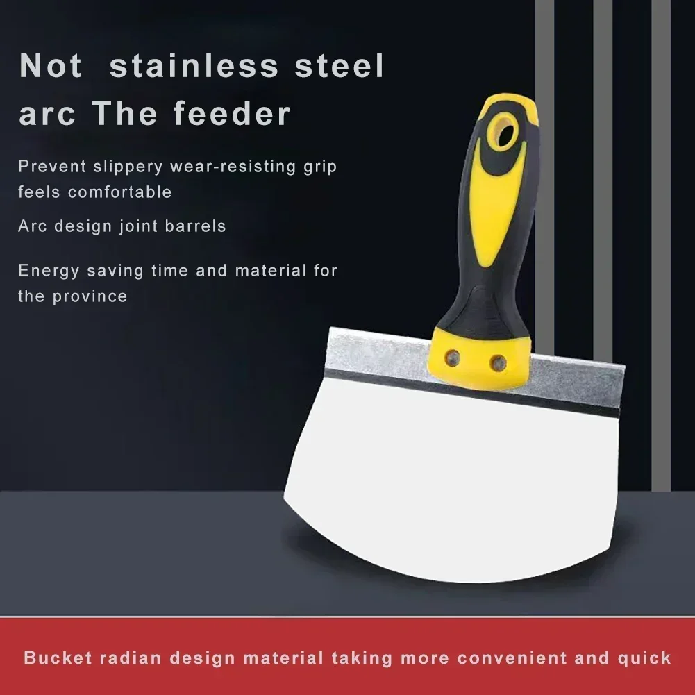 Нержавеющая сталь paleta yeso pintura pared pala ceniza Arch raspador relleno пищевые