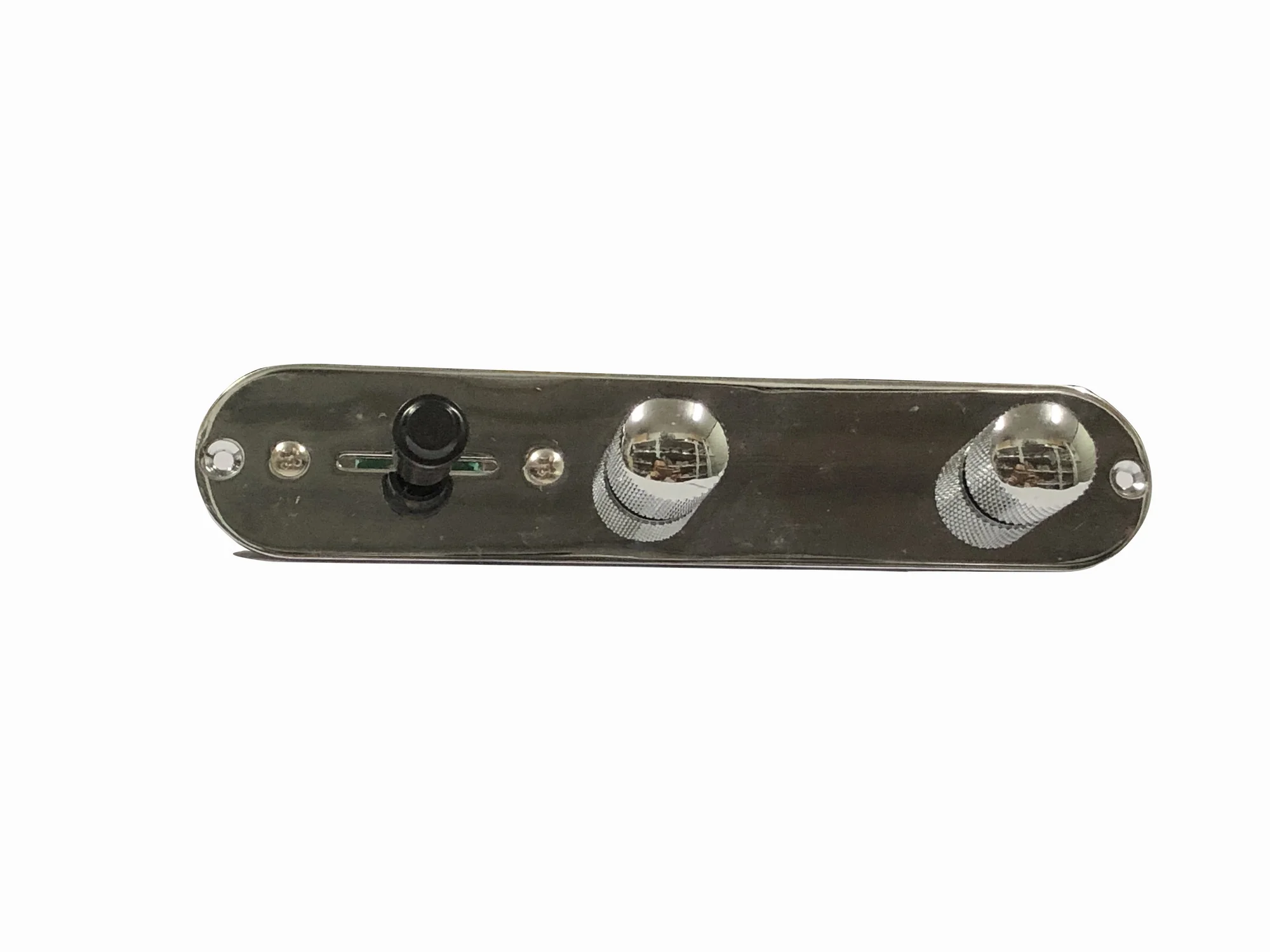 Hot Free Shipping wired TL guitar control plate system chrome color guitar control plate assembly guitar parts enlarge