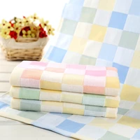 double layer towel soft baby face towel baby kids bath towel absorbent gauze kindergarten washcloth quick dry cooling towel