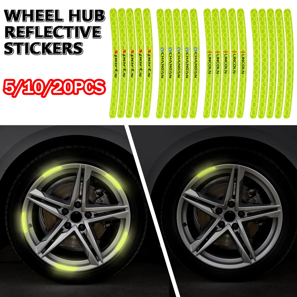 

Reflective Car Wheel Rim Stickers Wheel Hub Decals For Subaru Mpreza Forester XV Rally Impreza Outback Ascent Legacy WRX STI BRZ