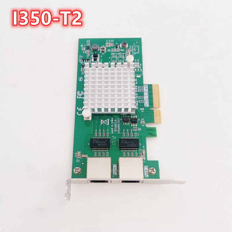FOR I350-T2 PCI-E 4X Dual port Gigabit network card I350AM2 support ESXI 7