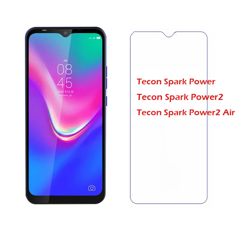 

Закаленное стекло для Tecno Spark Power 2 Air, Защита экрана для TECNO SPARK Power 2 Power 2Air, защитное стекло высокого разрешения