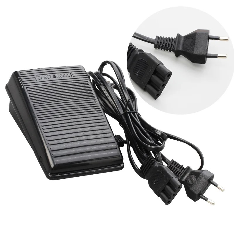 

Sewing Machine Pedal EU Plug 220V Multifunctional Sewing Control Pedal for Home Sewing Machine Foot Control With Power Cord