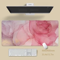 marble 80x30cm xxl lock edge mousepads large gaming mousepad keyboard mat mouse mat beast desk pad mouse pad for gift