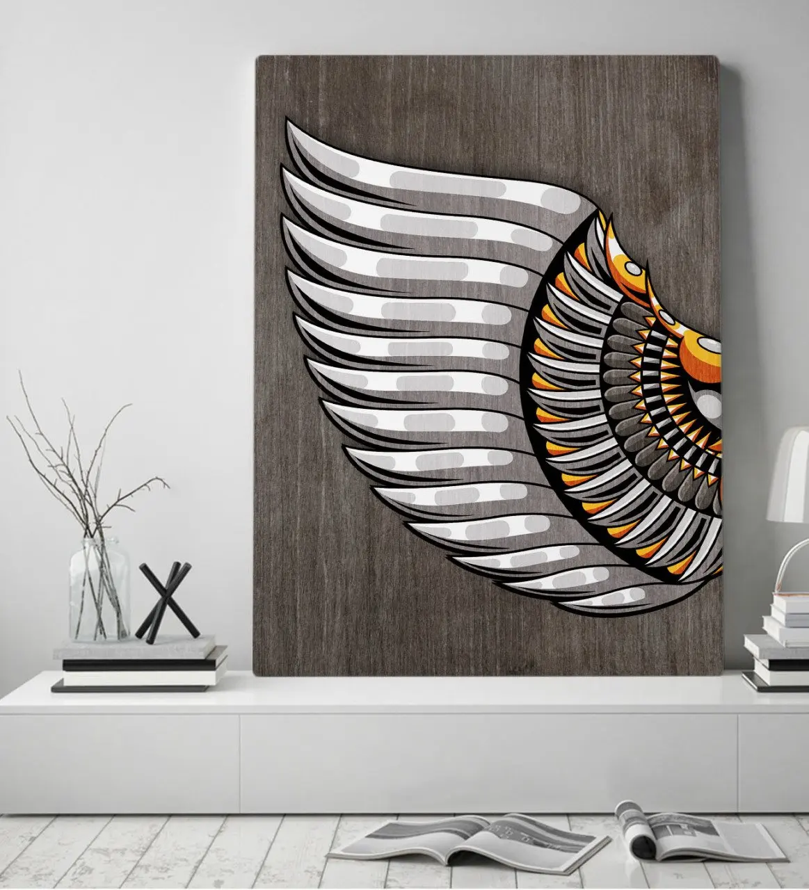 

BK Home Wing Design Canvas Table 50x70cm-1