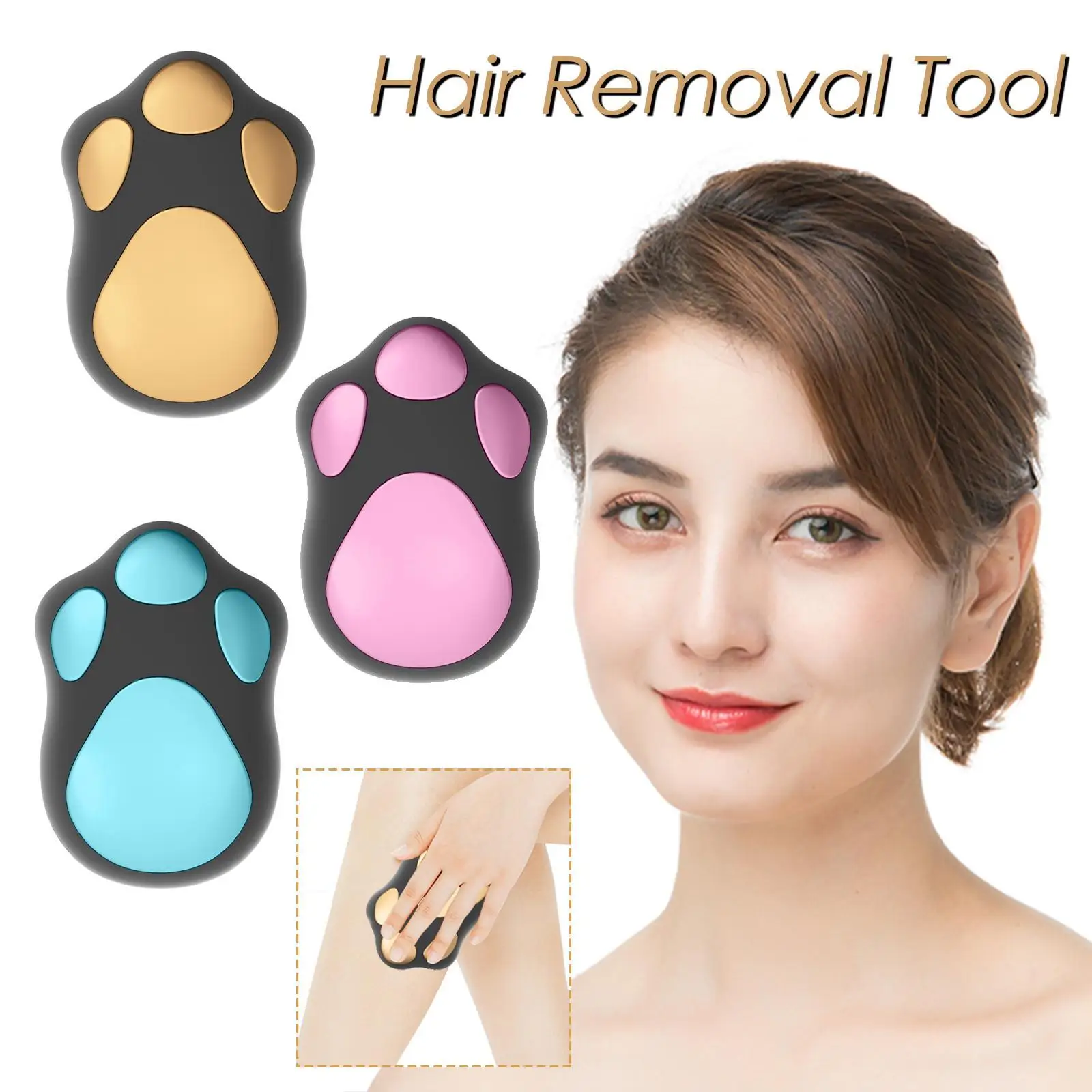 

1pcs New Fast Epilator Hair Without Shaving Pain Hair Depilation Effective Body Hand Hair Removal For Smooth Skin Effect