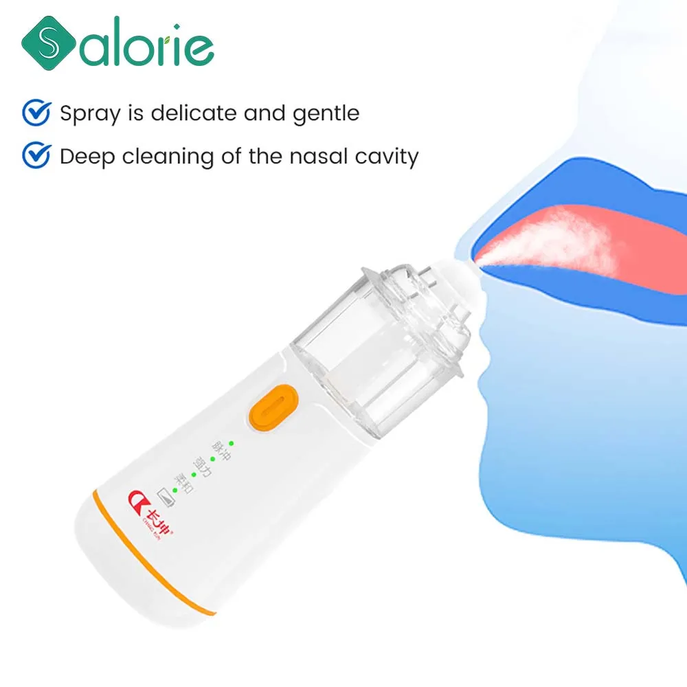 

Electric Nasal Wash Cleaner Sprayer Nasal Irrigator Neti Pot Rinse Nose Cleaner Avoid Sinusitis Rhinitis Treatment Health Care