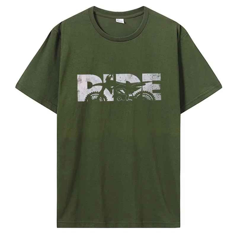 Футболка хлопковая в стиле хип-хоп для мотокросса