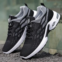 shoes mens 2022 new mens shoes casual lace up fashion air cushion running shoes breathable soft sole sports shoes men
