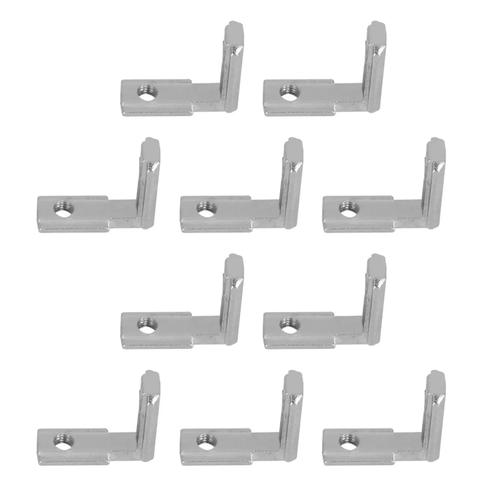 

10x L Bracket Corner Brace Heavy Duty Angle Groove Connector for 3D Printer