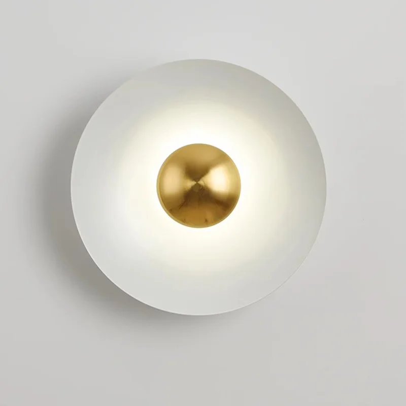 

Настенный светильник KUNG, круглый, металлический, теплый белый свет