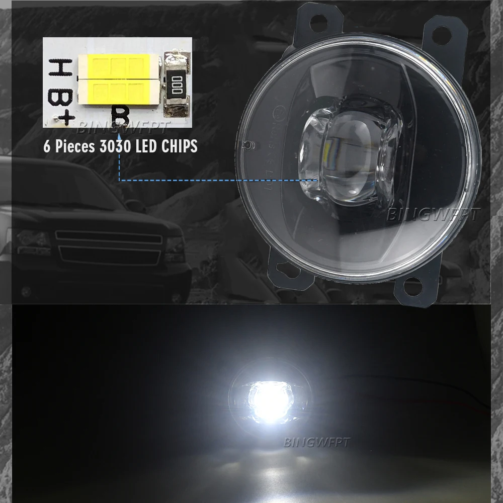 Автомобильные аксессуары светодиодная противотуманная лампа для дневных