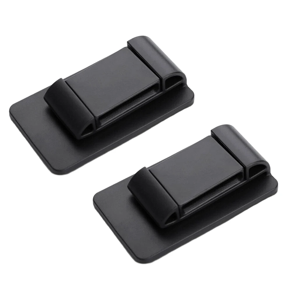 

2pcs Black Auto Car Interior Belt Holder Stabilizer Limiter Clip Accessories For Seat Belt Positioner Fixes The For Seat Belt In