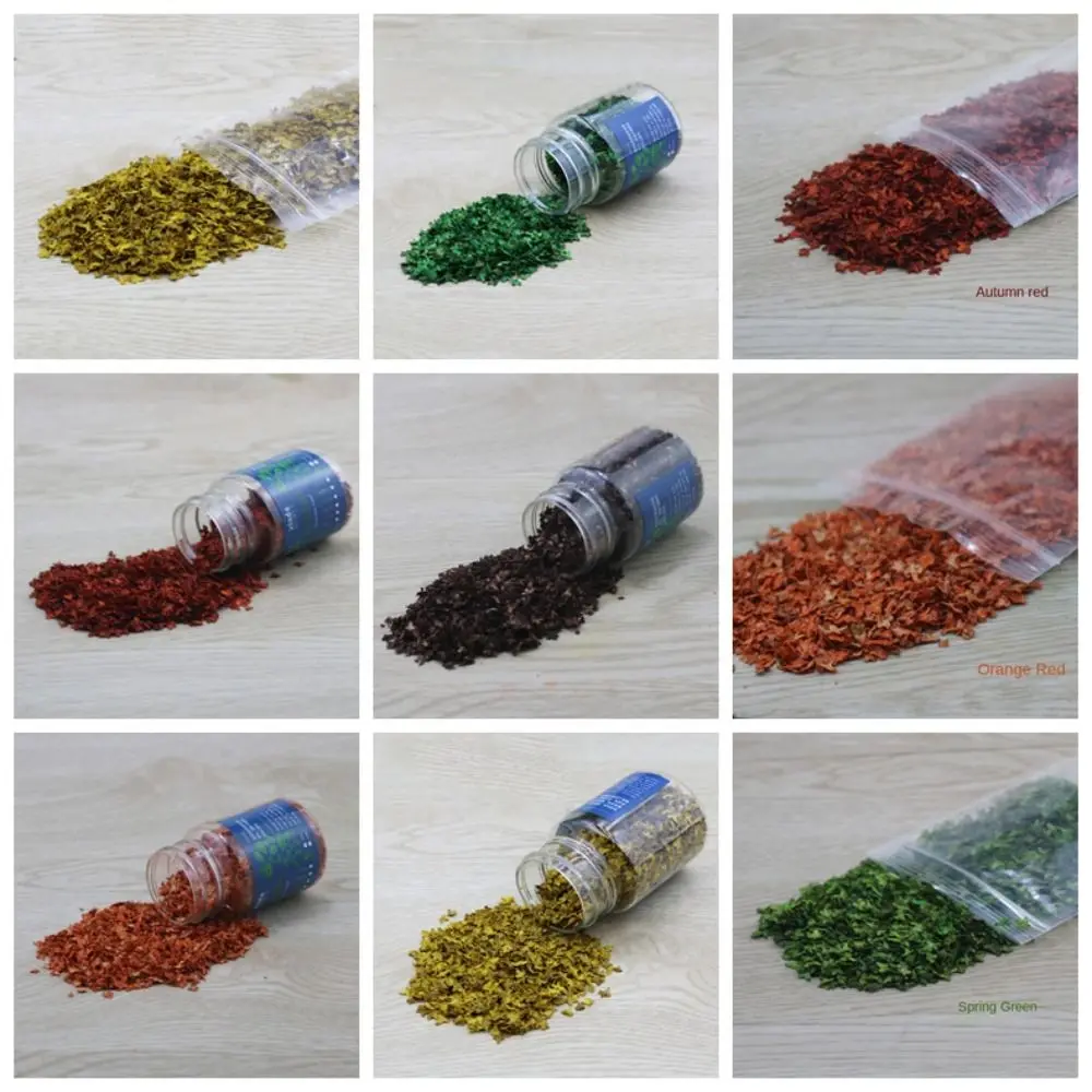 DIY миниатюрный лист 33/56 мл микро пейзаж листья статическая модель пейзажная для