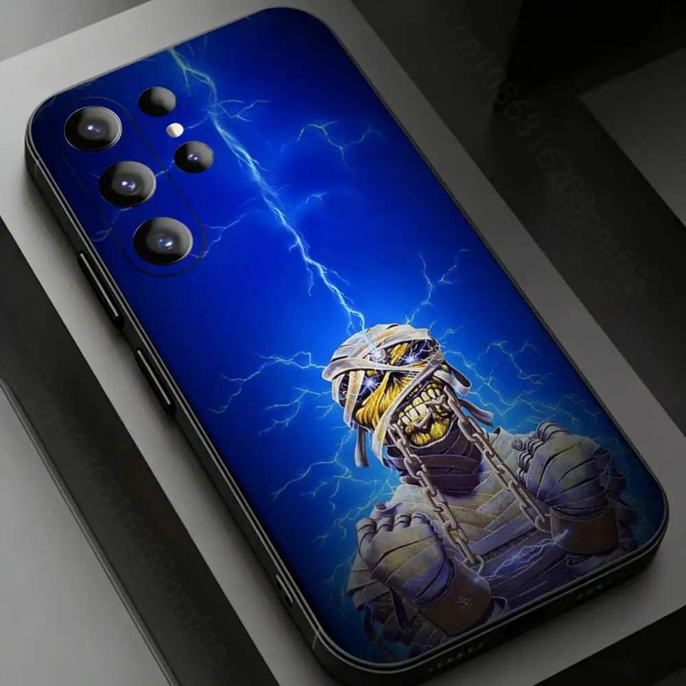 Фото Чехол для телефона Rock Band I-Iron Maiden для Samsung Galaxy S24,25,26,23 22,21,S20 Plus Ultra FE, мягкие чехлы-футляры №4