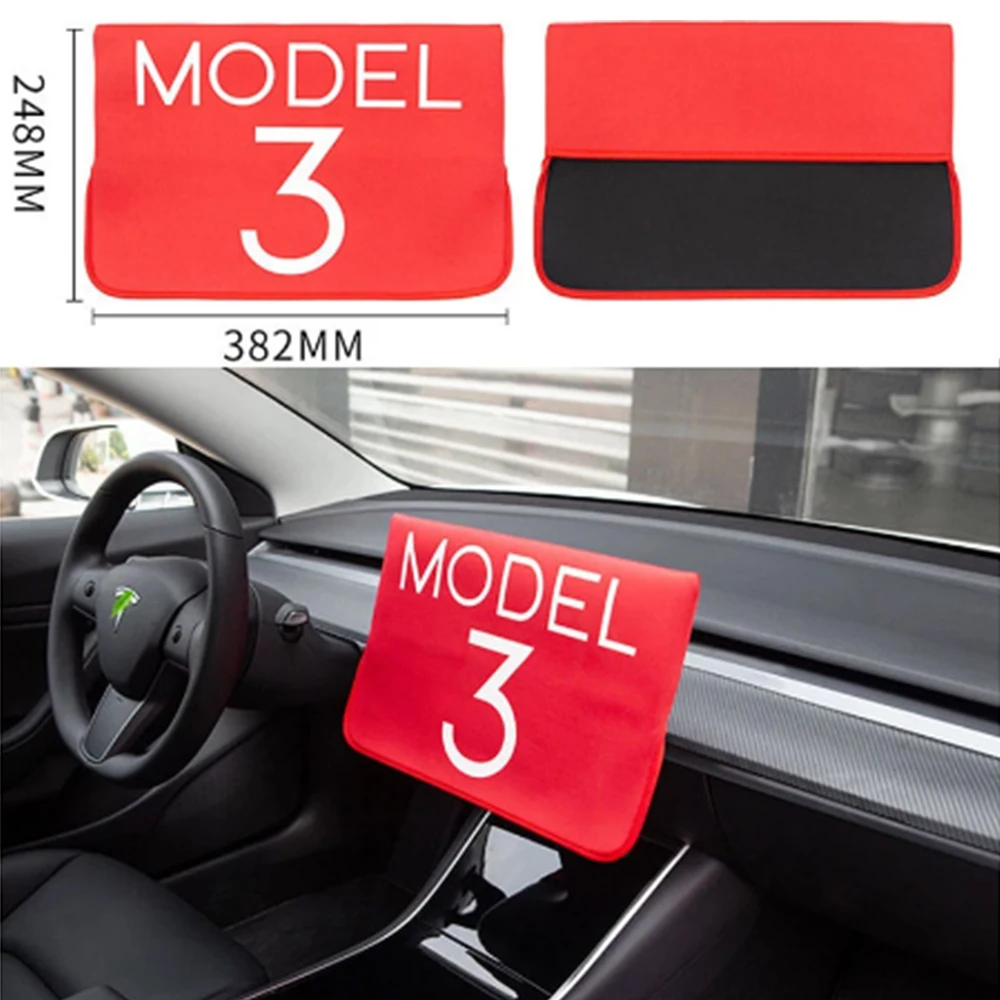 

Center Console Navigation Cover For Tesla Model 3 Y Screen Protect Cover Display Protector Shield Sun Protection Car Accessory
