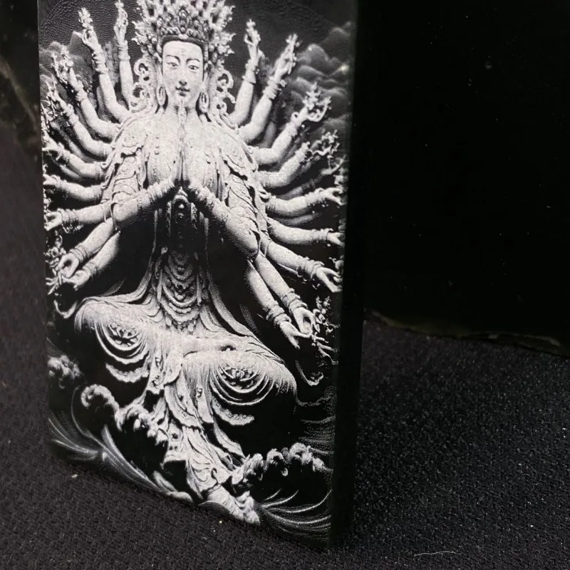 Кулон с резьбой по тени фирма Гуаньинь для тысяч рук покровитель зодиака