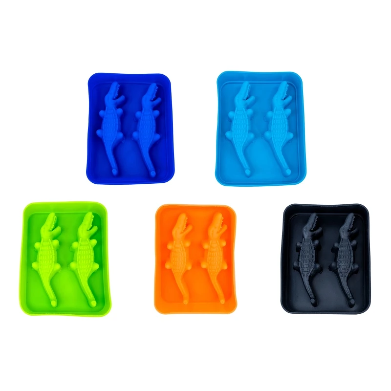 

Silicone Ice Cube Mold Crocodile Shape Molds Silicone Ice Cube Tray Drop Shipping