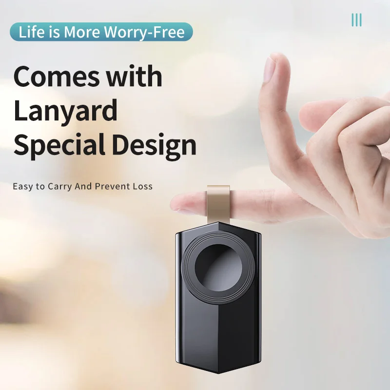 Портативная беспроводная док-станция для зарядного устройства iWatch серии 7 SE 6 5 4 3 2