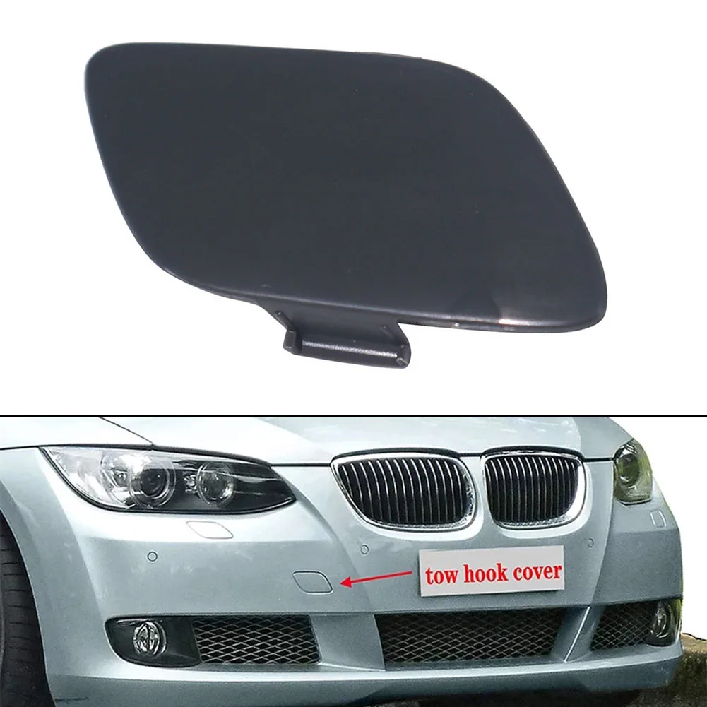 

1 PCS Black ABS Front Bumper Towing Eye Tow Hook Cover For BMW 3-Series E92 E93 328I 335I 2006-2009 51117187956