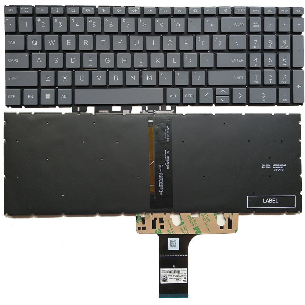 Клавиатура с подсветкой США для ноутбука HP Pavilion 15-FC000 15Z-FC 15-FC0101AU 15-FC0050AU 15-FD серии