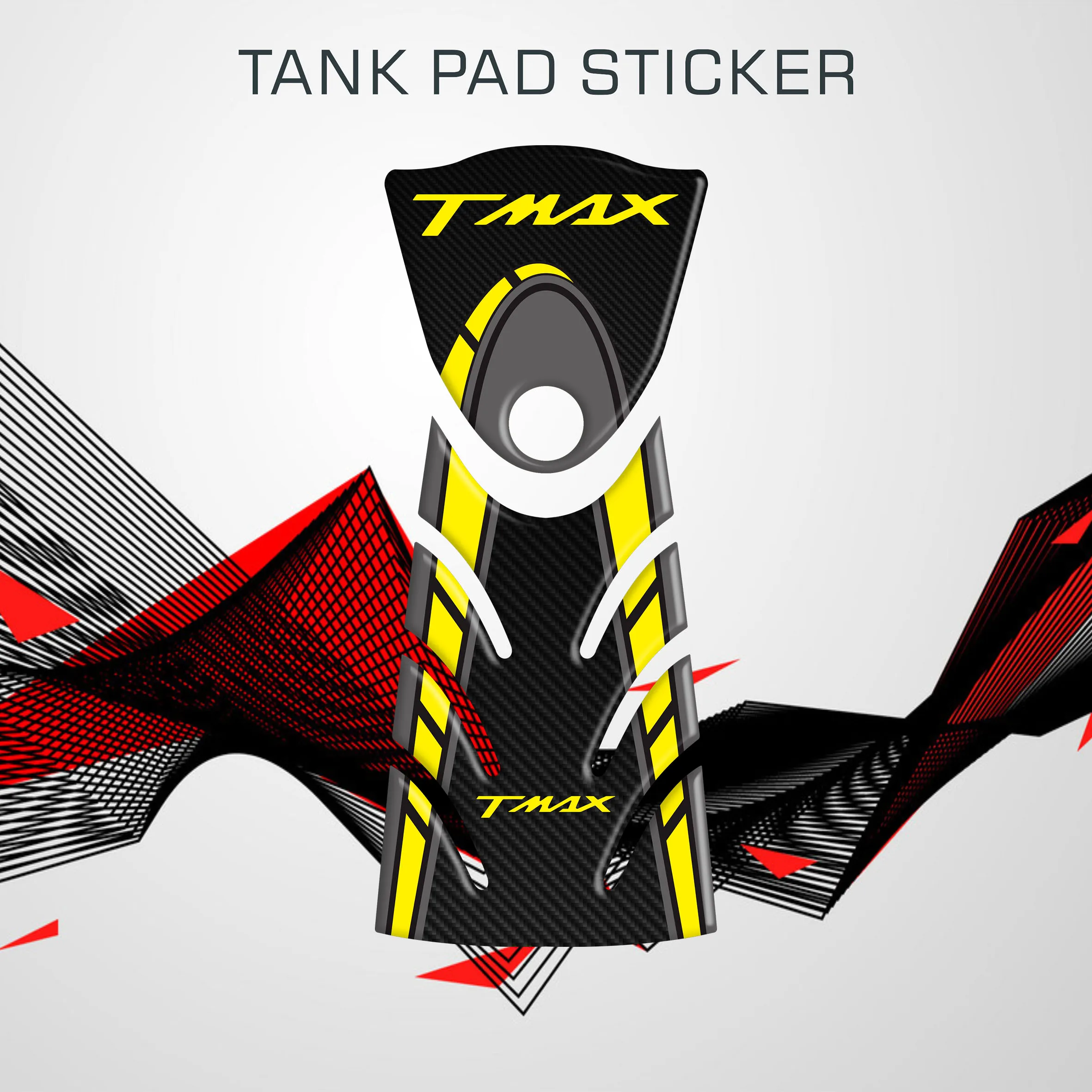 

For YAMAHA SCOOTER TMAX 530 2012-2016 Protection door tank 3D Sticker