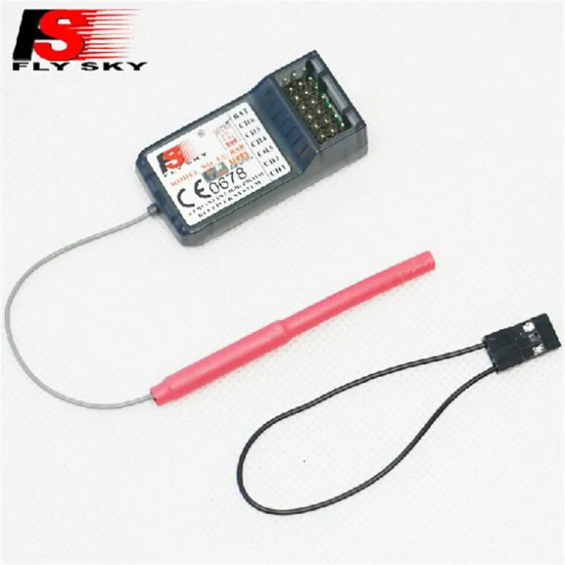 

100% Genuine FlySky FS-R6B 2.4Ghz Receiver for FS-T6 2.4G 6 Channel Transmitter Radio Replacement RC Airplane Aeromodelling