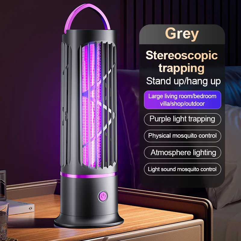 

XMSJ Фиолетовый перезаряжаемый светильник от комаров