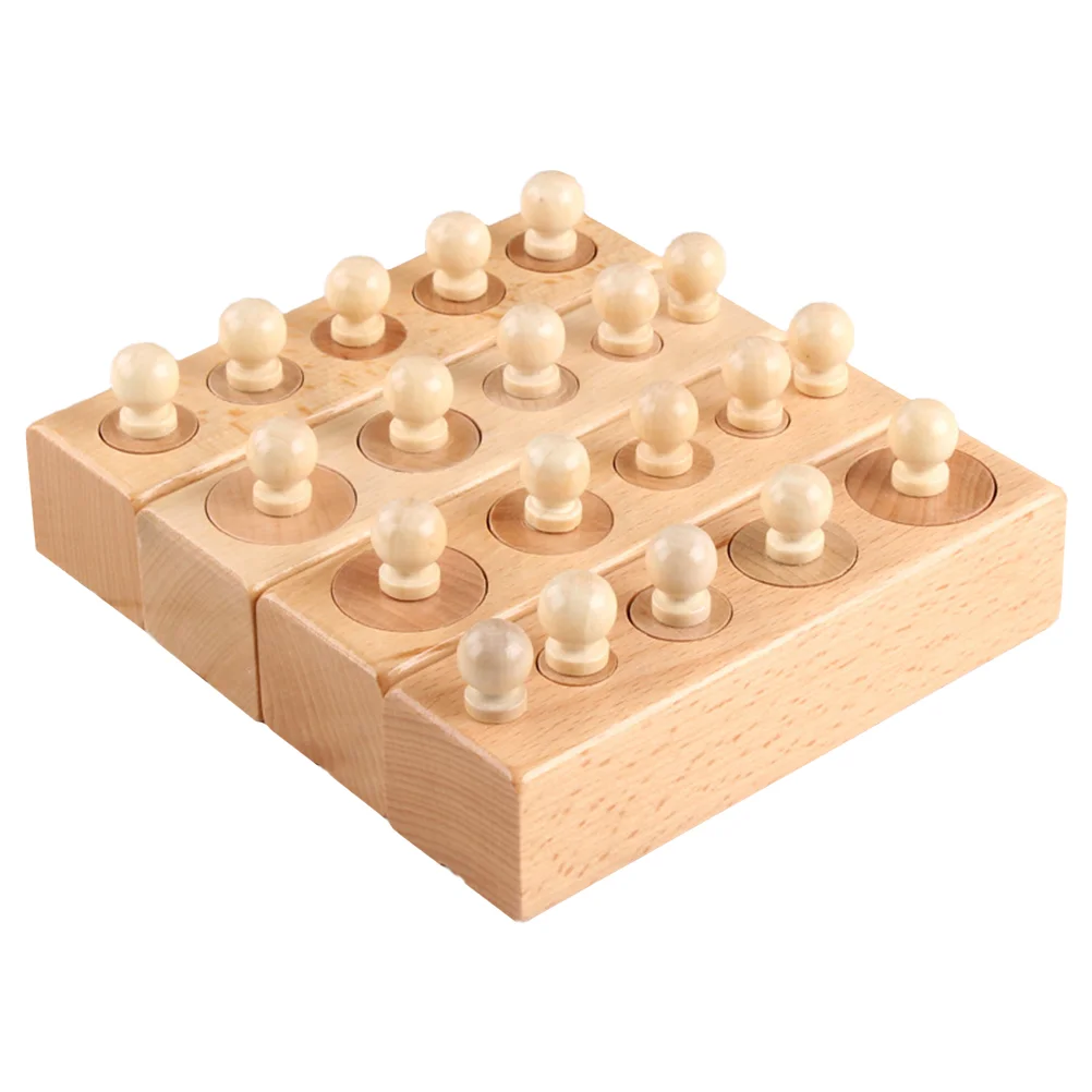 

1 Set Knobbed Cylinder Blocks Home Kids Educational Crafts Plaything