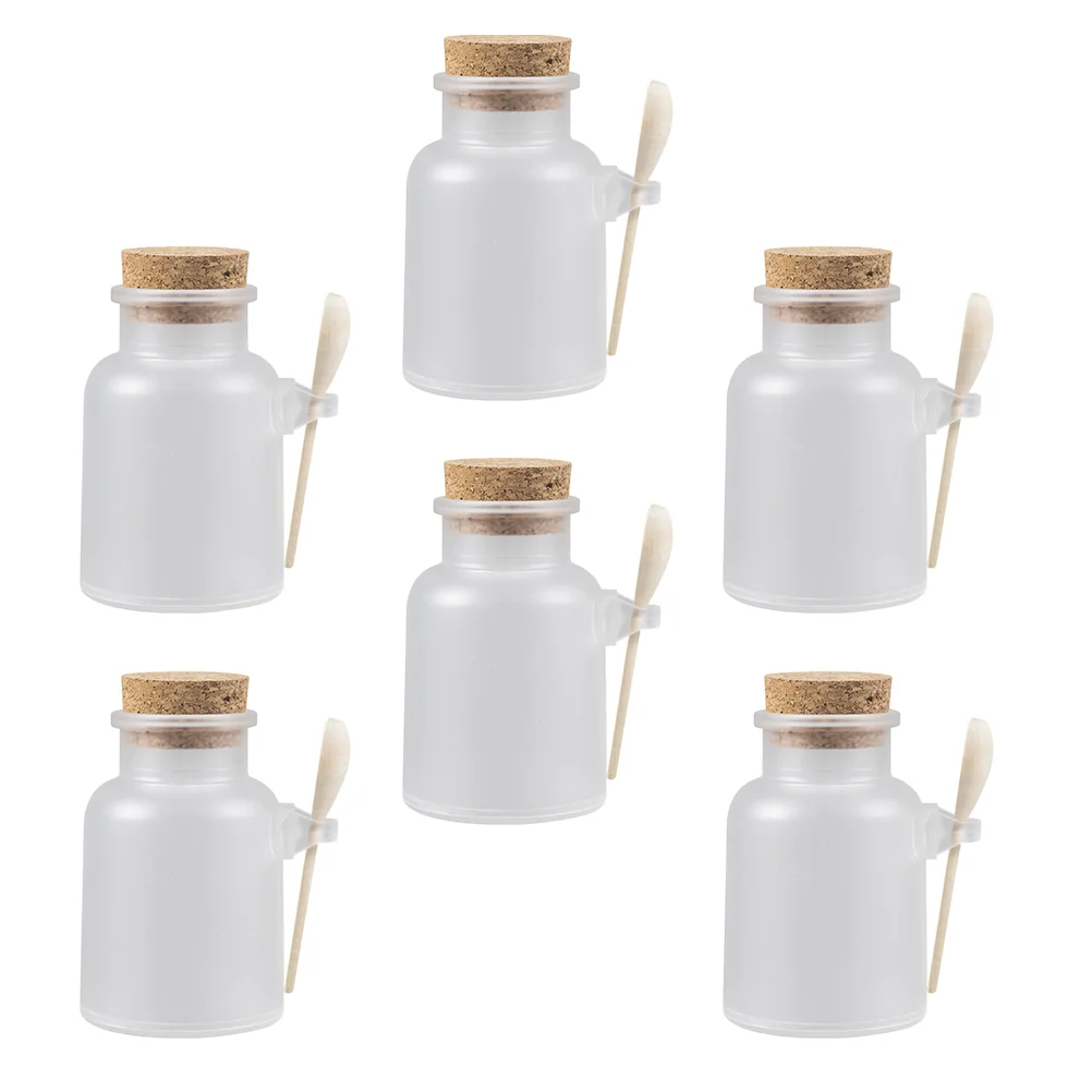 

Seasoning Jars Bath Salt Holder Sealed Storage Jar Makeup Container Bath Salt Scoop Storage Canisters
