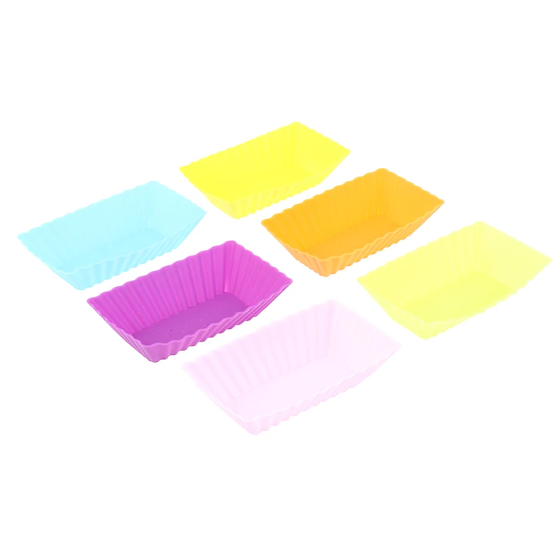 

Silicone Reusable Reusable Cake Molds Jelly Baking Mould Cupcake Maker Muffin Cup Kitchen Pastry Tool