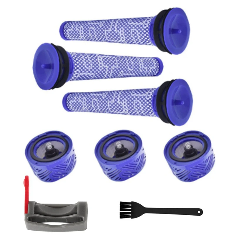 

HEPA Filter For Dyson V6 DC59 DC62 SV03 Absolute Cordless Stick Vacuum Cleaner DY-966741-01 & DY-965661-01 Kit