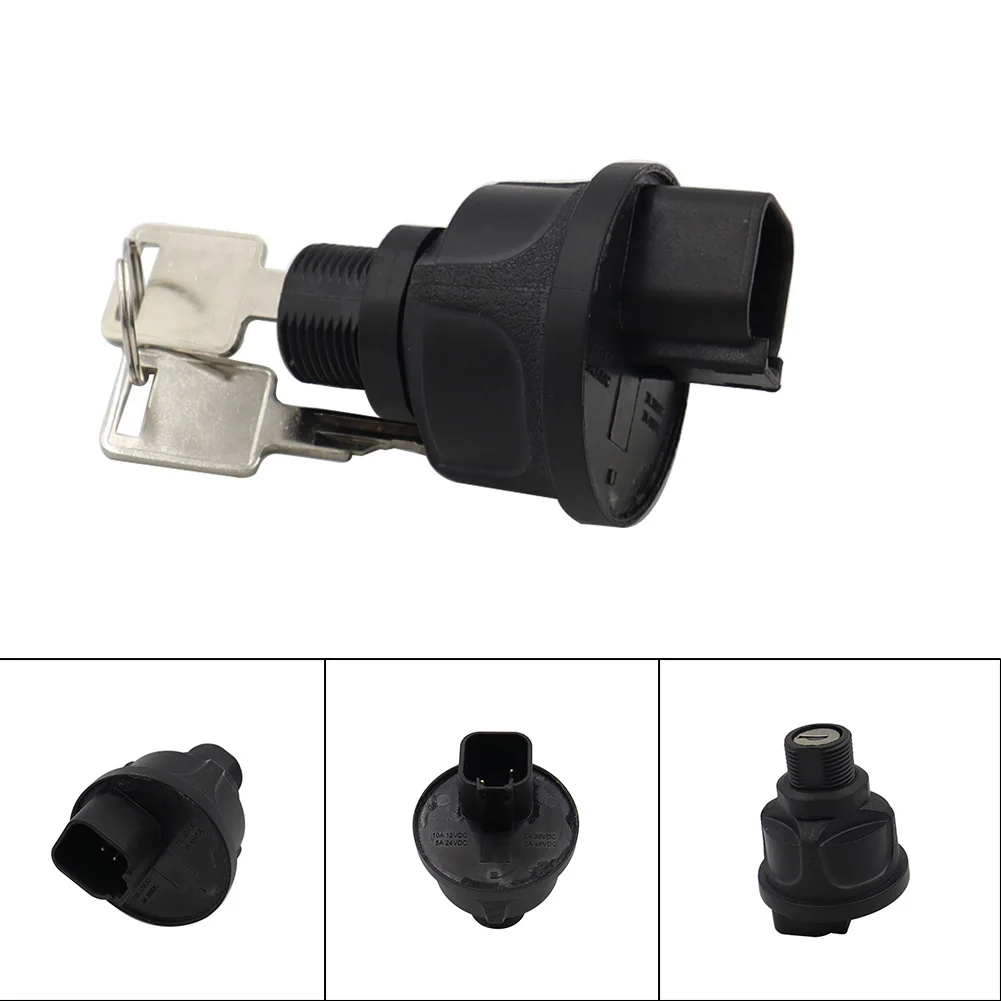 

With 2 Keys Ignition Switch ABS+Metal Alloy For Bobcat Telescopic Handlers 1pc 250 6693241 6693245 Car Accessories