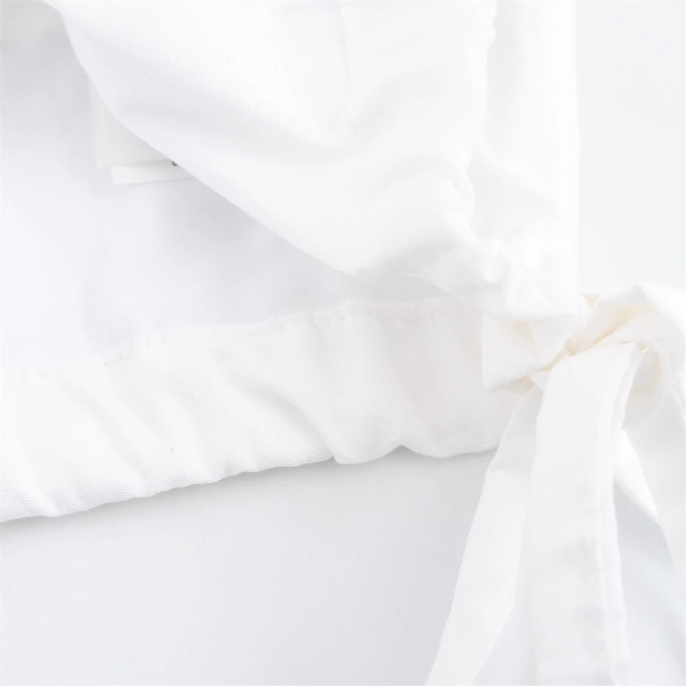 Женская летняя рубашка из дышащего хлопка без рукавов