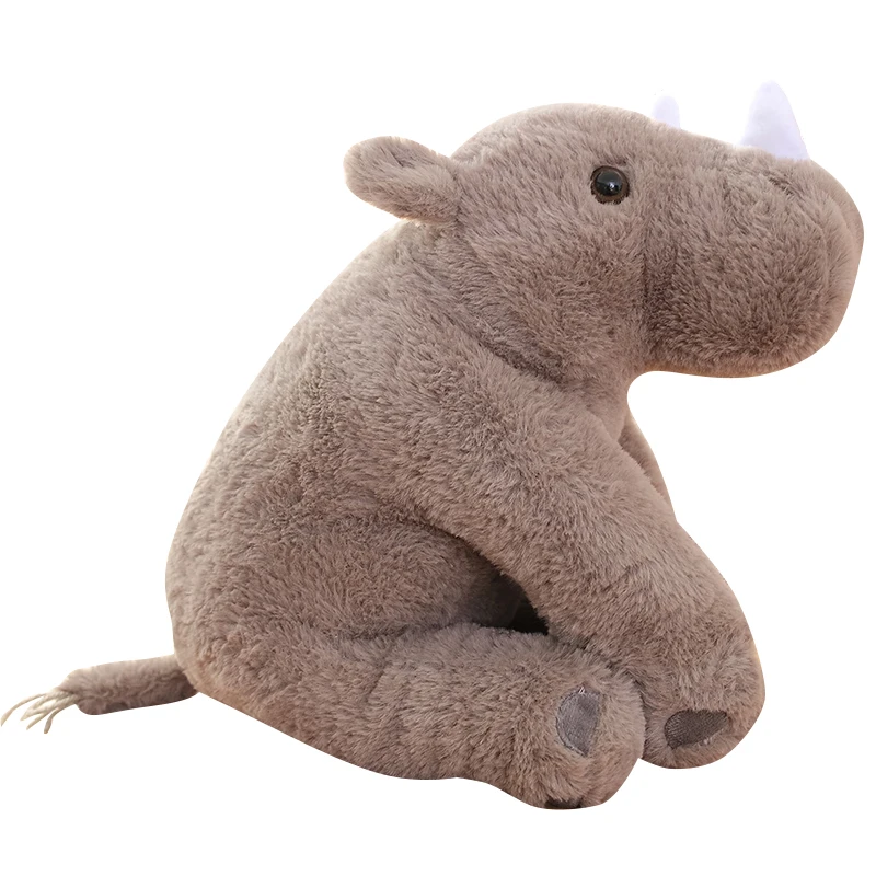 

Nice Cute Cow Plush Toy Rhinoceros Animal Doll Children Sleeping Comfort Toy Birthday Gift