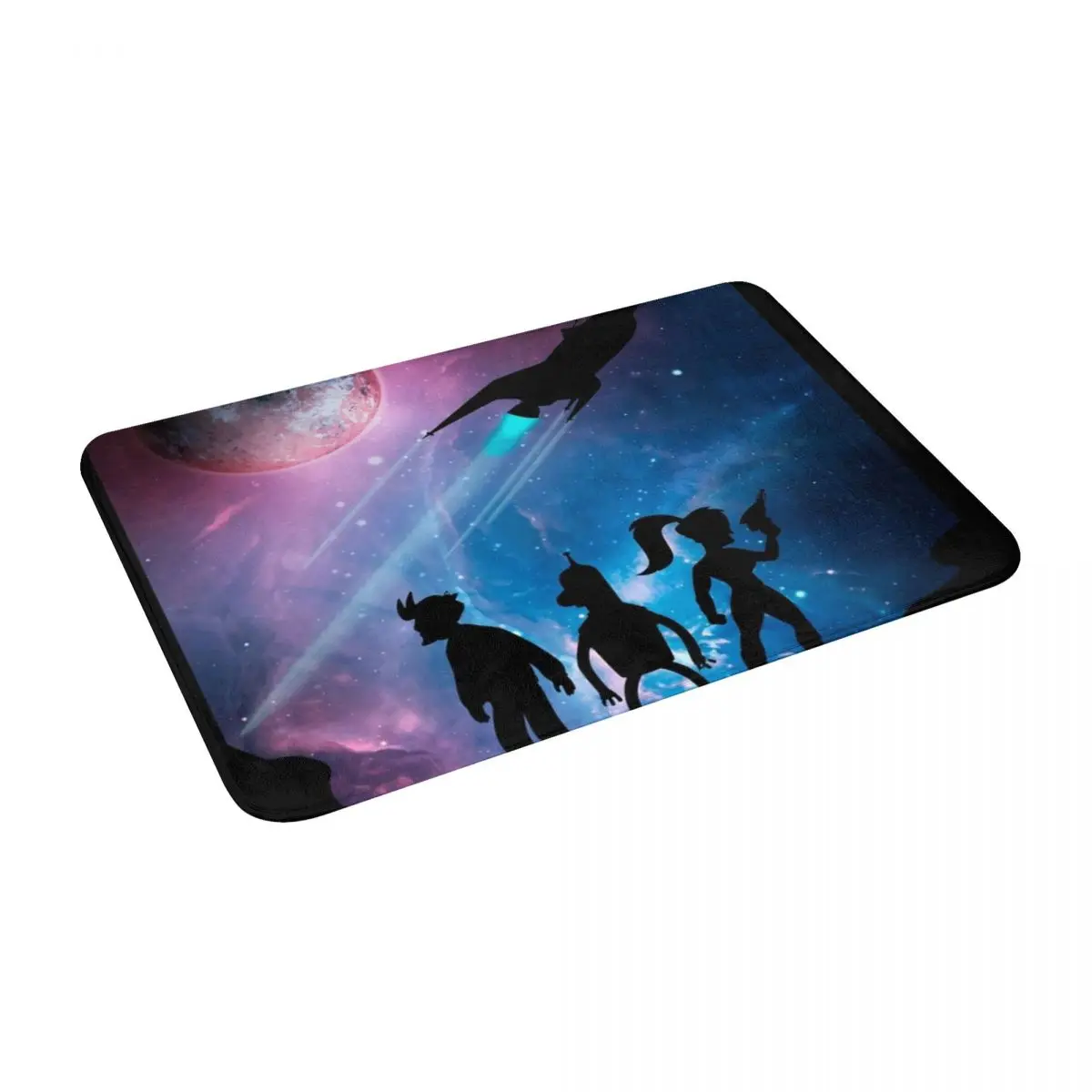 

Futu Bath Door Floor Mat Cartoon Cute Non-slip Rug Carpet Entrance Living Room Home Kitchen Antiwear Velvet Bathroom Cocina